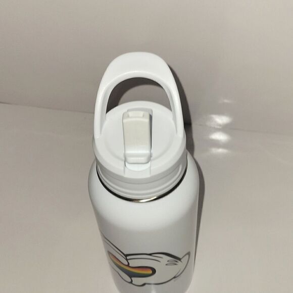 Disney Pride Collection Mickey Mouse Water Bottle W/Straw Rainbow Heart 33.8oz - Picture 3 of 6